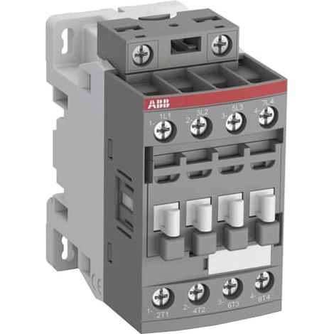 Contattore quadripolare 24/60Vac 4P 25A in AC1 ABB AF09400011