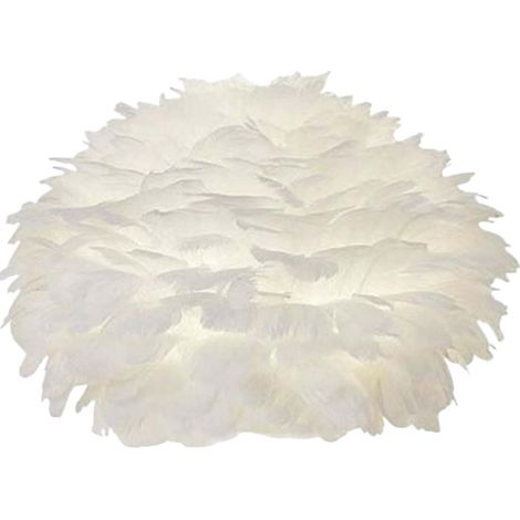 Abat-jour Plume - 30 cm x 25 cm - Pour Lampe sur Pied E27 - Suspension Plafond Lustre - Décoration Salon Chambre (1/5)