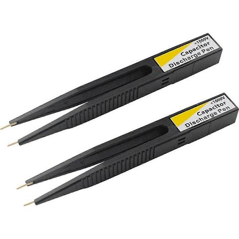Stylo de décharge de condensateur à décharge rapide haute tension 1000 V, outil de réparation intelligent pour la sécurité électronique (lot de 2). (1/5)