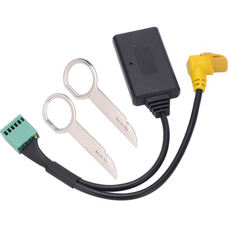 Adaptateur de câble AUX Bluetooth 5.0 MMI 3G AMI 12 broches pour entrée audio sans fil, compatible avec A4, A6, Q5, Q7, A5 et S5. (1/5)