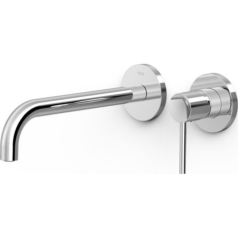 GRIFO MONOMANDO EMPOTRADO PARA LAVABO PARTE VISTA CON MANETA