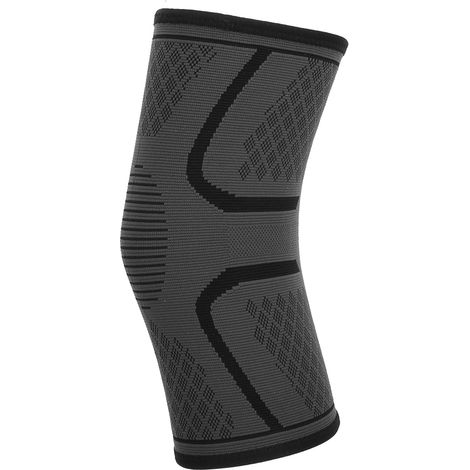 Genouillère de Compression Sport Anti-Dérapant pour Cyclisme Course à Pied Noir (Genouillère Protectrice M) (1/5)
