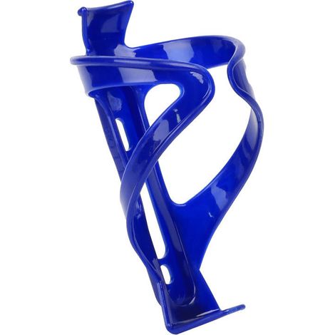 Porte-bidon pour VTT et vélo de route, plastique haute résistance, 22 g, vis et clé incluses – 148 mm (H) x 73-80 mm (L), bleu