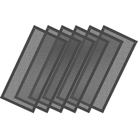 Bodenlüftungsabdeckungen, starke magnetische Lüftungsgitter-Luftfilter, 6 Stück