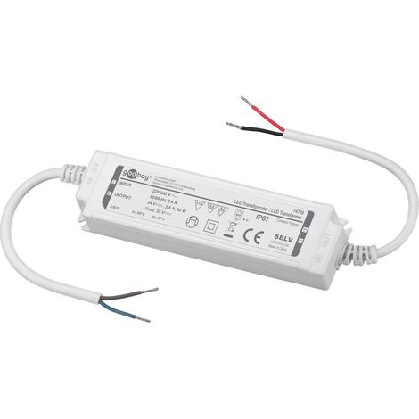 Trasformatore LED bianco Goobay 24 V 60 W IP67 (1/3)