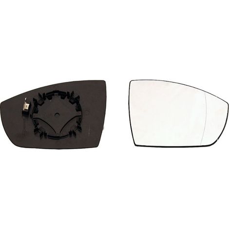 Verre de rétroviseur droit asphérique avec support Ford Ecosport phase 1 et 2 depuis 2013