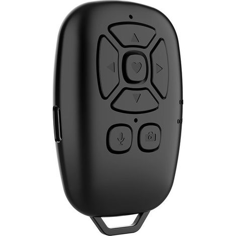 Télécommande Bluetooth, contrôle du déclencheur de l'appareil photo selfie, bouton du téléphone portable, tourner la page du livre électronique, photo