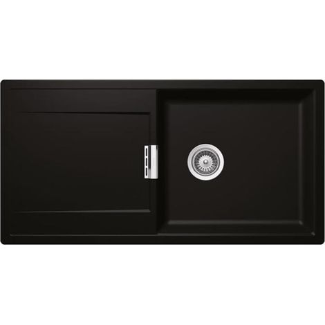 Schock Einbauspüle Cristadur Mono D-100 L A Green Line Night NGT Exzenterbedienung (1/3)