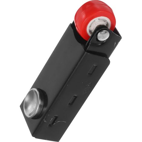 unteres Rad Schiebetürrolle kaltgewalzter Stahl schwarz