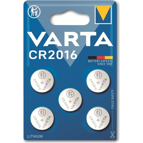 VARTA CR2016 lot de 5