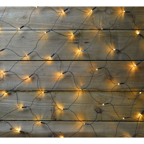 Premier 3.5m x 1.2m 360 LED Multi Action Christmas Net Window Light - Warm White (1/5)