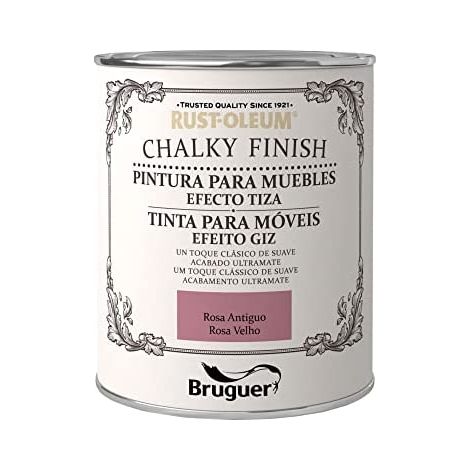 Pintura Al Agua Para Muebles 750 Ml Rosa Chalky Rust-Oleu