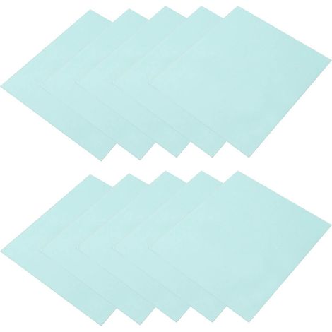 Lot de 10 lentilles de rechange transparentes pour casque de soudage (138 x 122 mm) - Fournitures industrielles (1/5)