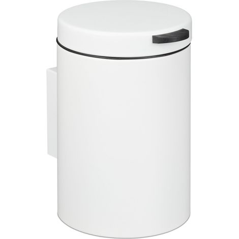 Wall mounted bathroom bin 3 litres