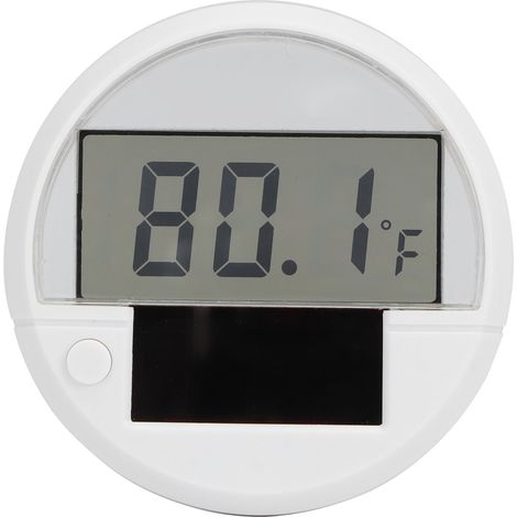 Voraufgeblasenes Mini-Aquarium-Solarthermometer mit LCD-Anzeige (1/5)