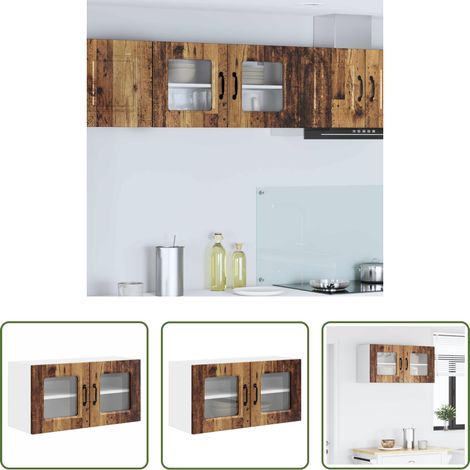 vidaXL Altholz - Küchenschrank Kalmar Altholz 80 x 31 x 40 cm Holzwerkstoff (1/5)