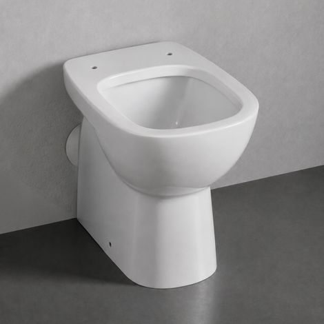 Vaso tradizionale scarico a parete bianco Gemma 2 di Dolomite (1/5)