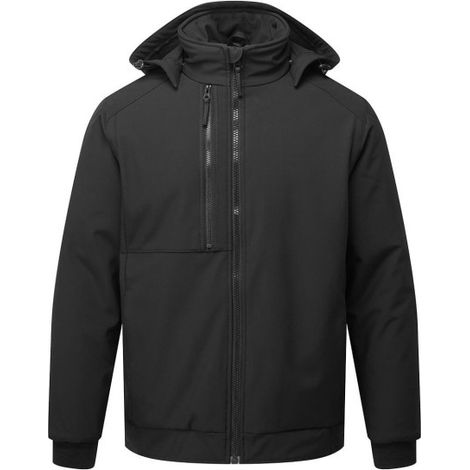 Softshell acolchado WX2 con forro micropolar (2 capas) CD874 M Negro Altos