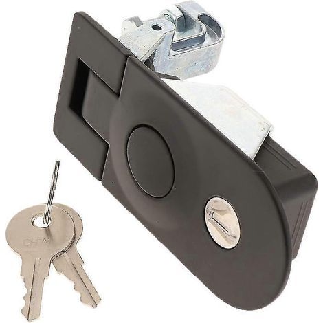 Verrou de porte robuste à compression, compatible avec camping-cars, bateaux et caravanes.