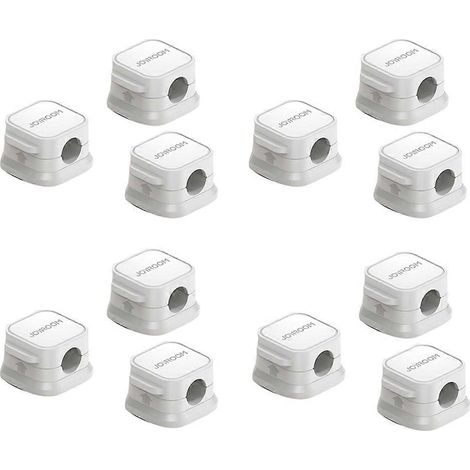 Set mit 12 magnetischen Kabelclips von JOYROOM, Kabelmanagement fürs Büro, selbstklebender Kabelorganizer für Zuhause und Büro (1/5)