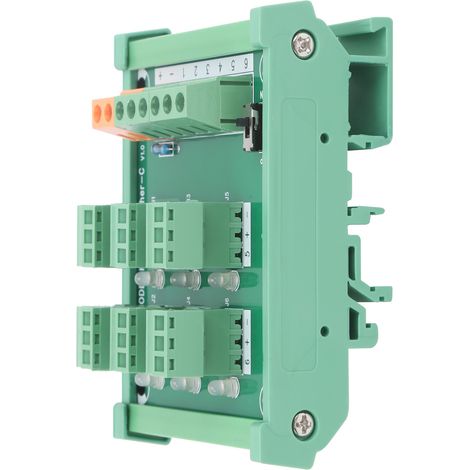 Klemmenblock für DIN-Schienenmontage, 3-Draht, 6-Kanal-Datenerfassungskarte KP-6L-Gther C (1/5)