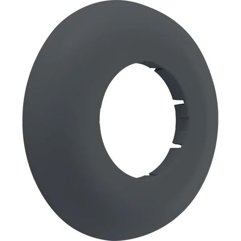 Geberit rosetta a parete piatta: d=32mm, nero opaco, materiale=PP, 241405141