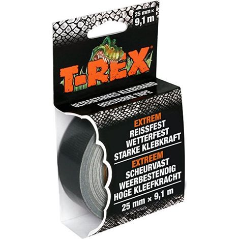 KIP T-Rex Gewebeband Grau 25mmx9,1m (1/8)