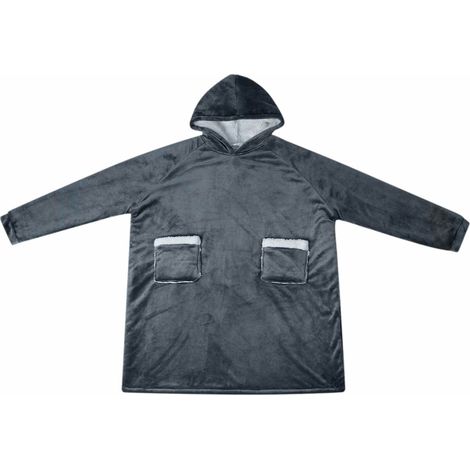 vidaXL Sudadera manta Azul marino L Forro Polar y Franela (1/2)
