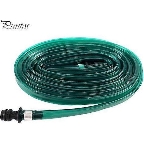 Tuyau d'arrosage de jardin étanche et anti-torsion de 1/2 pouce de diamètre avec raccord anti-extrusion, pour pelouses extérieures. (1/4)