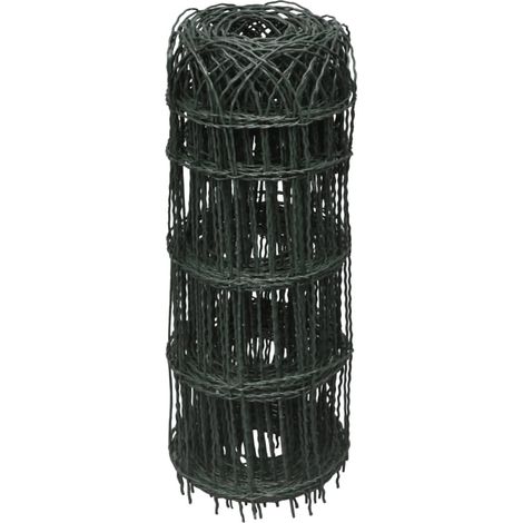 INLIFE Bordure de pelouse Fer enduit de poudre 25x0,65 m (1/3)