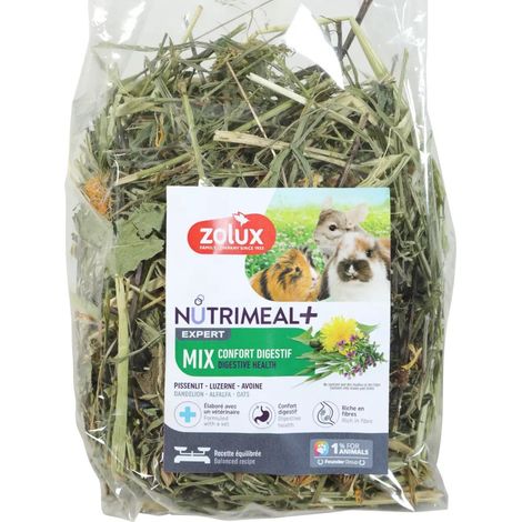 Zolux Nutrimeal Mix Mixture - Miscela digestiva per conigli/cuculi/cincillà 100g