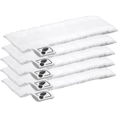 5er-Pack Mikrofaser-Reinigungspads für Kärcher Easy Fix SC2, SC3, SC4 und SC5, Ersatztücher für Dampfreiniger und Wischmopps (1/4)