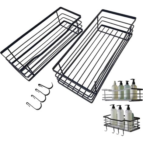 Organiseur de douche Étagère murale pour douche, (1/5)