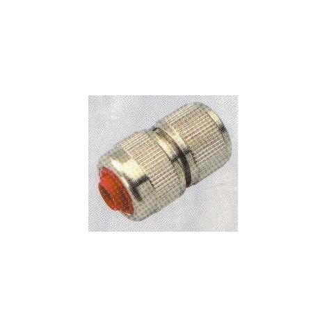FPLUS empalme rapido 3/4 stop laton 409l , EMPLAME RAPIDO DE LATON CON STOP ENGOMADO EN BLISTER.