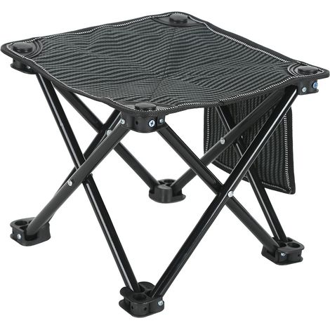 CCYKXA Leichter und tragbarer Klapphocker für Camping, Mini-Klappsitz zum Angeln, für Outdoor-Aktivitäten, Wandern und Gartenarbeit