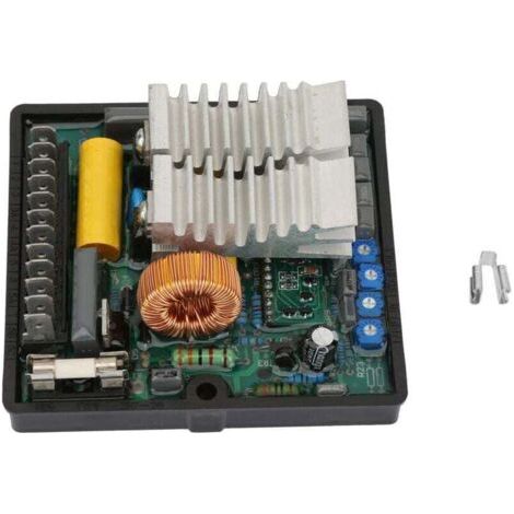 Régulateur de Tension, SR7-2G 50-270AC 50/60HZ Contrôleur de Tension Automatique de Générateur AVR Régulateur de Redresseur de Tension pour Générateur sans Balai