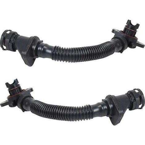 Lot de 2 tuyaux de ventilation de carter pour BMW Série 5 et 6 (F10, F06, F13, M5, M6, S63) 2012-2016 11157843150 11157843151 (1/5)