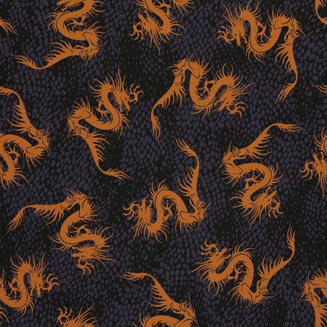 Dekostoffe exterior Oxford - Motiv Drachen (1/5)