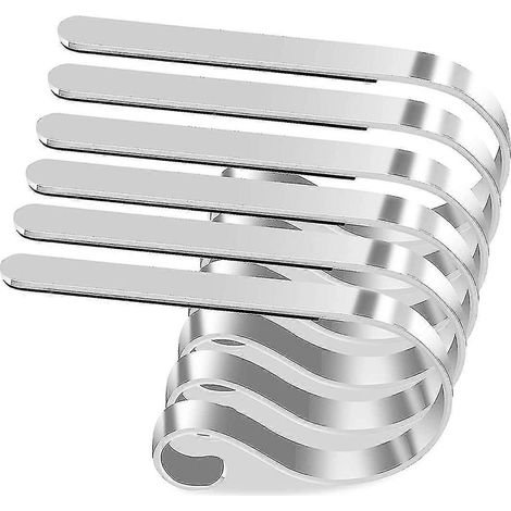 6 soportes para calcetines navideños, antideslizantes y ajustables. (1/5)
