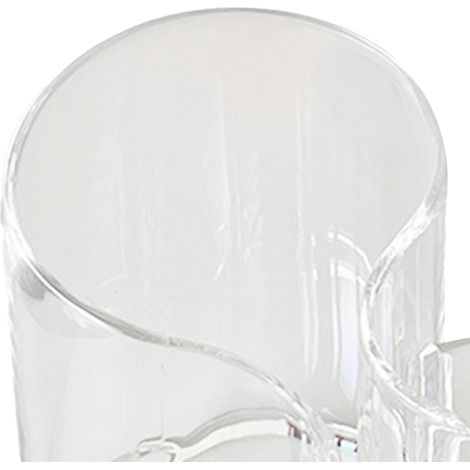 Porte-pinceaux de maquillage en acrylique transparent, organisateur de bureau pour pinceaux de maquillage et stylos à lèvres (1/5)