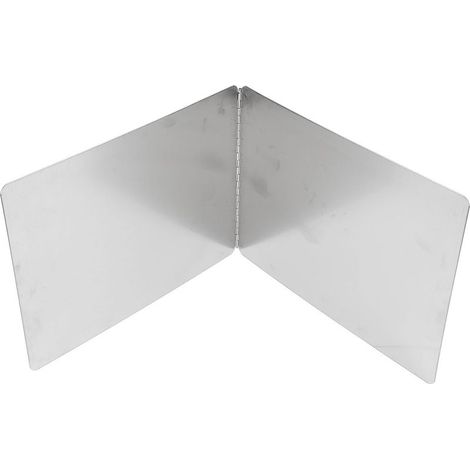 Bouclier de graisse de poêle 2 faces, revêtement antiadhésif résistant à la chaleur, protection contre les éclaboussures en acier inoxydable pour la cuisine 30x30x30cm / 11.8x11.8x11.8in. (1/5)
