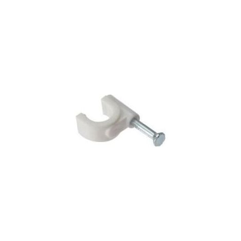 Attache câble - TRIAX - 100 x 7,4mm - Blanc - PVC - Intérieur
