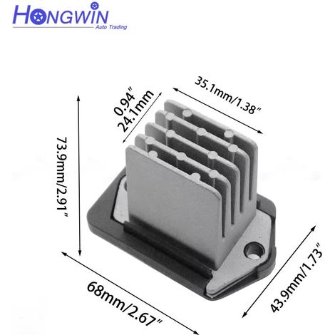 Convient aux résistances de moteur de ventilateur de radiateur Shuanglong 6920408A20 6814021030 (1/4)