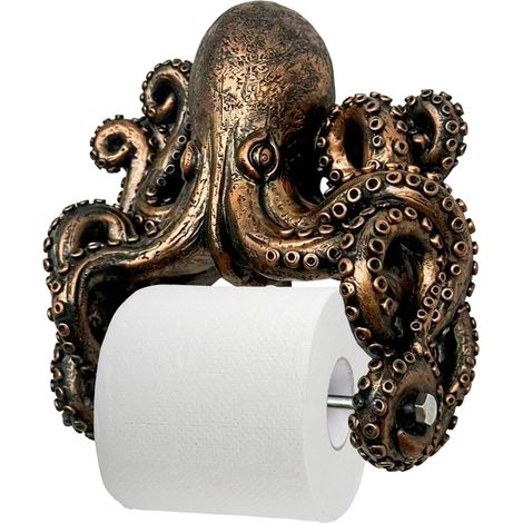Porte-papier toilette en résine forme d'animal marin (1/5)