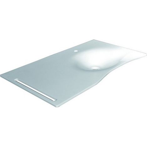 Lavabo flat cm 92 con staffa, con vasca a destra (1/3)