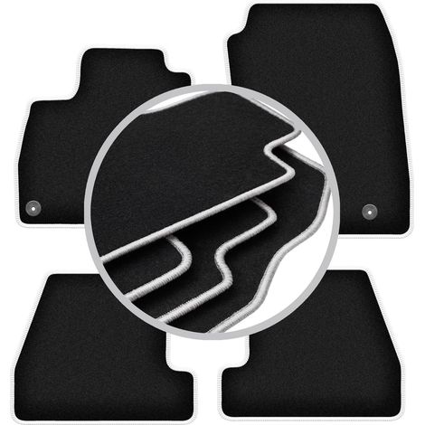 Tapis de sol Carlux argentés pour : Ford Focus MK3 FL berline, break, hatchback (2017-2020) (1/5)