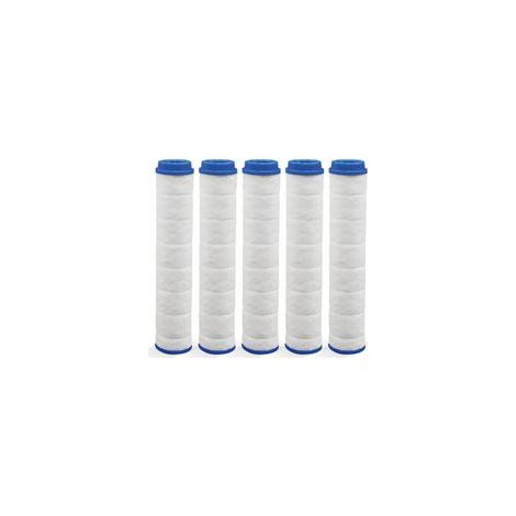 VENTEO 5-Pack Shower Filters - Refillable Filter Cartridges for Hand Showers and Shower Heads - Impurity Filtration (1/5)
