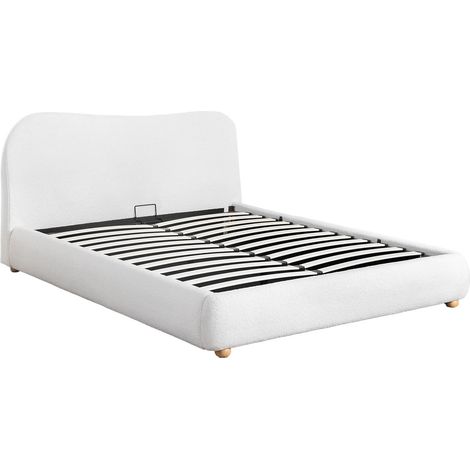SKLUM Winselet gepolstertes Bett mit aufklappbarem Bettkasten                                   135 x 190 cm