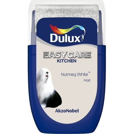 Dulux Easycare Kitchen Matt Tester Pot - 30ml - Nutmeg White