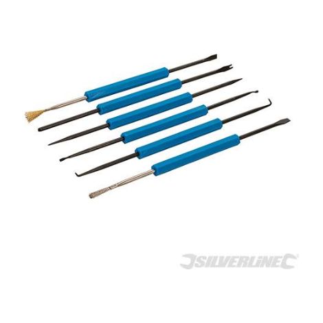 Kit attrezzi  professionali per saldatura 6 p.zi